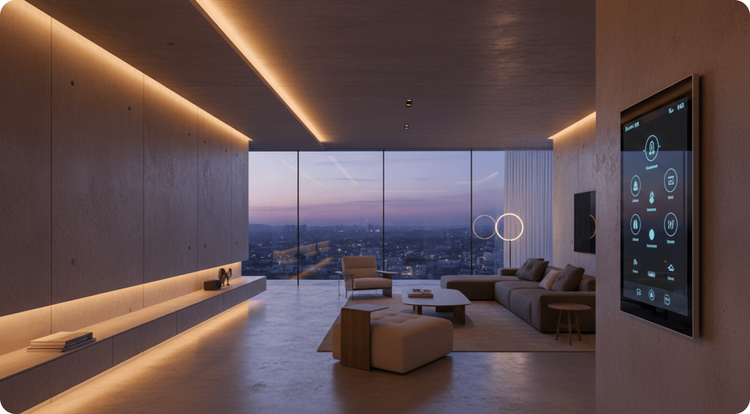 Smart home automation for a new-build luxury villa